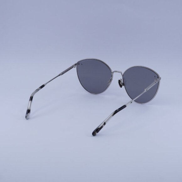 Bottega Veneta BV0259S 002 Sunglasses Silver Cat Eye Frame, Silver Lenses main image 7